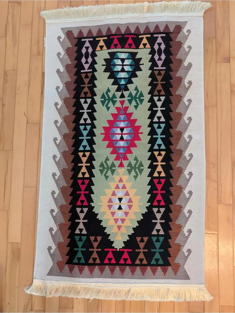 Vintage Kilim Rug Wall Hanging 48x27